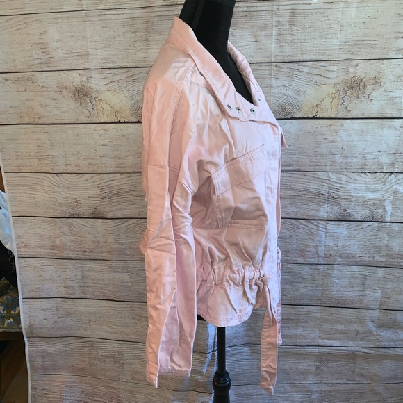 NWT Time and Tru Pink Snap Front Jacket - Picture 3 of 7
